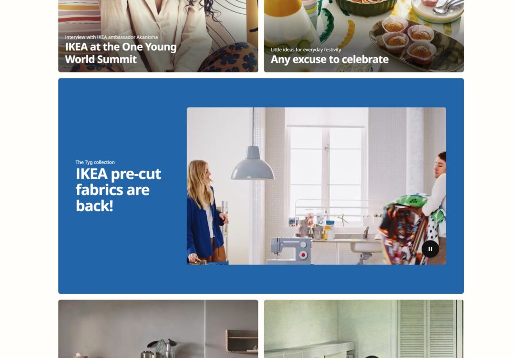 ikea shoppable video