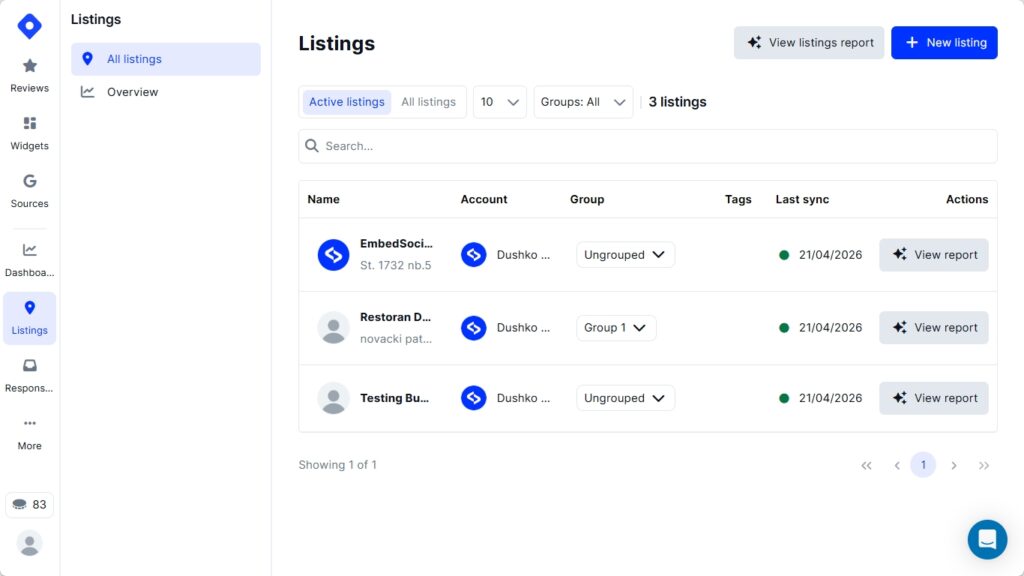 localith listings page