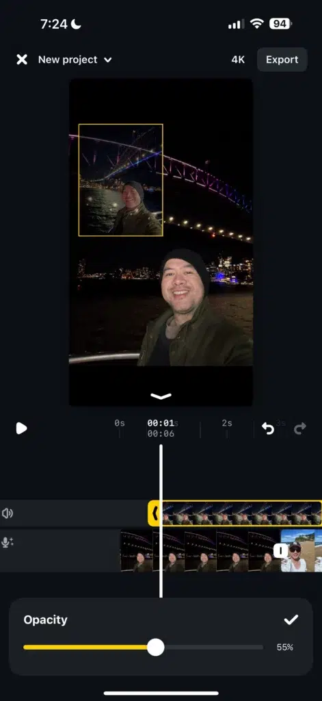 edits overlays opacity feature