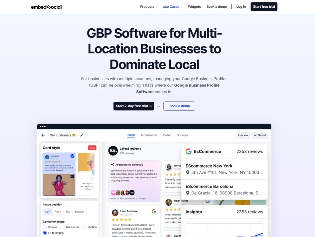 embedsocial gbp landing page