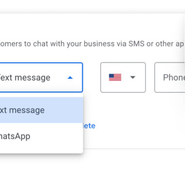 Steps to add WhatsApp chat on Google business profile.