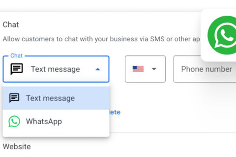 Steps to add WhatsApp chat on Google business profile.