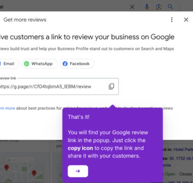 Steps and tutorial on How to Get Google Review Link