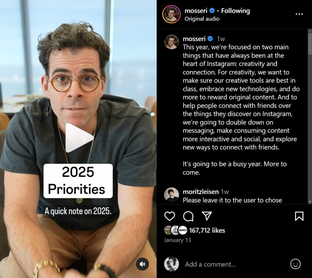 instagram 2025 updates