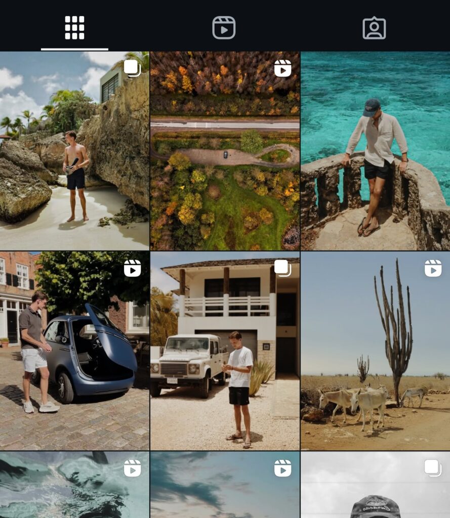 instagram feed 4:5 grid format feature