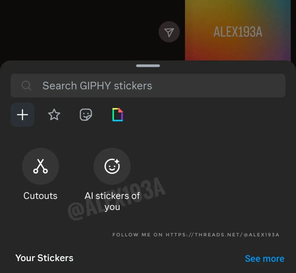 new instagram feature ai stickers