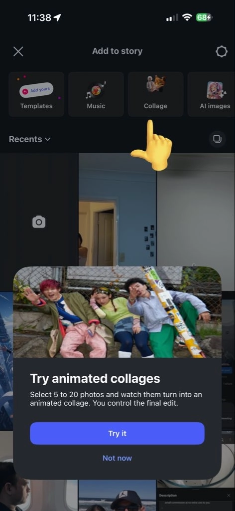 instagram stories animated collages