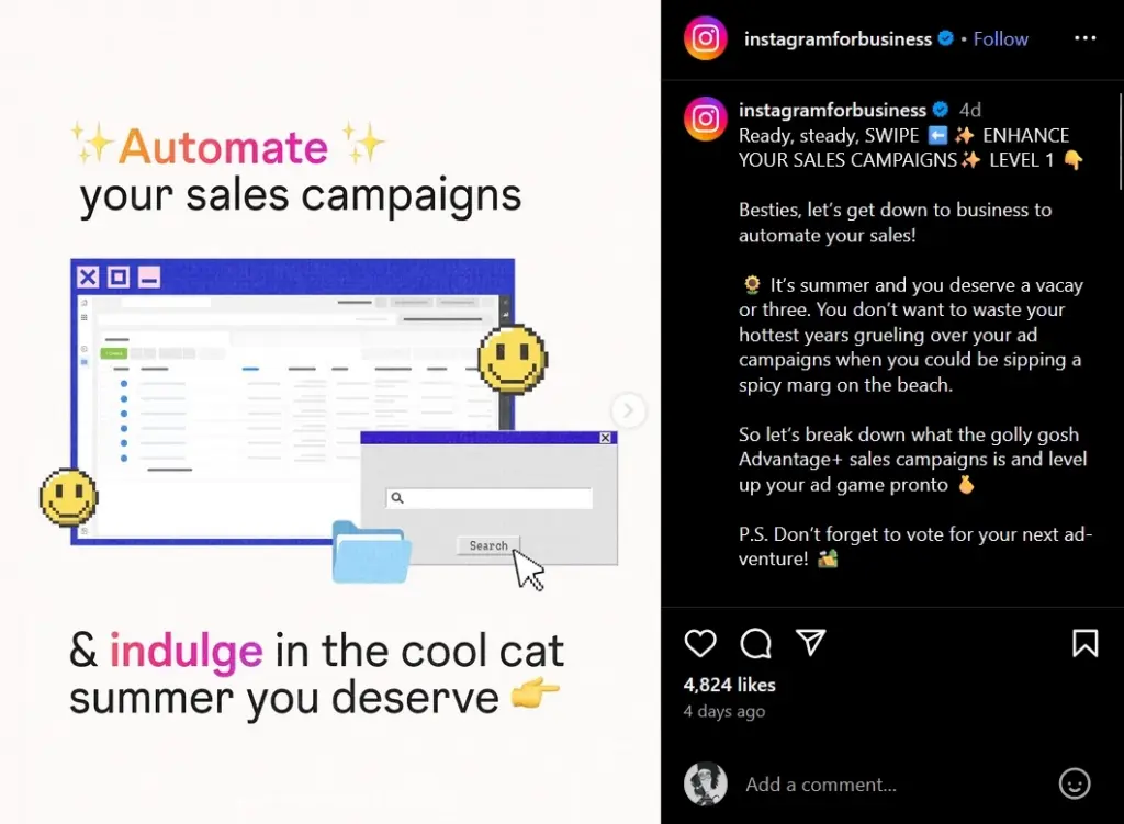 instagram automated sales campaigns