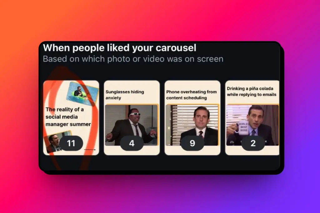instagram carousel insights