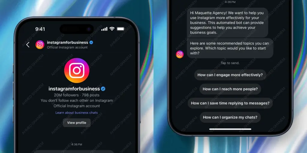 instagram business dm chatbot