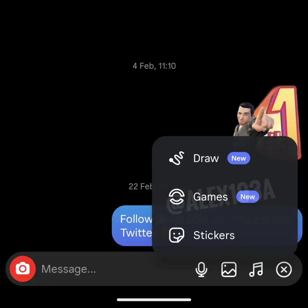 instagram games in DMs