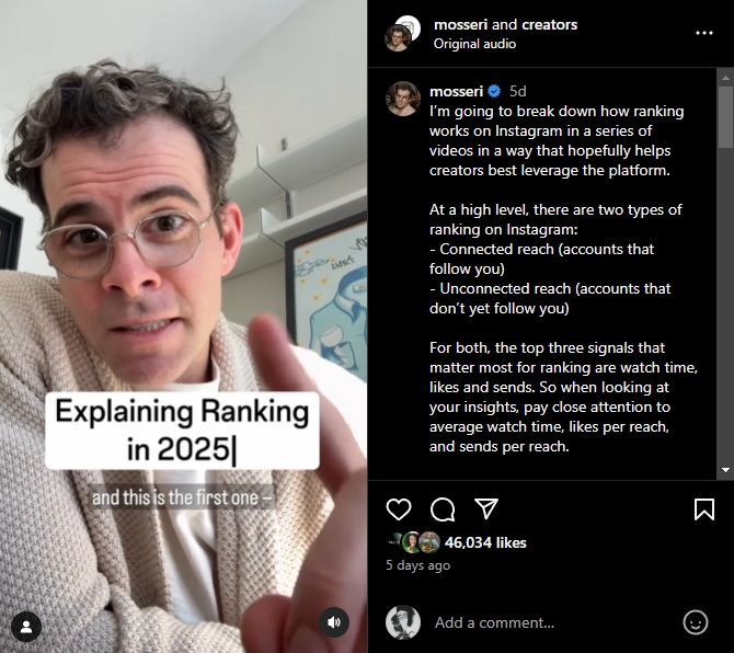 instagram ranking systems explained