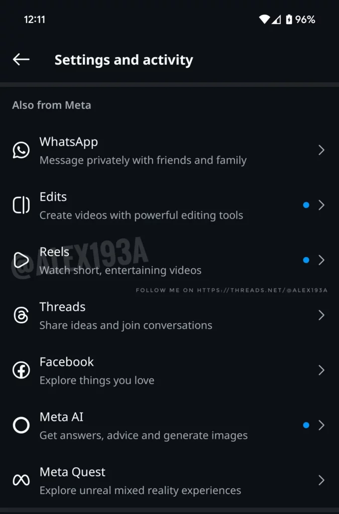 instagram reels as a standalone app