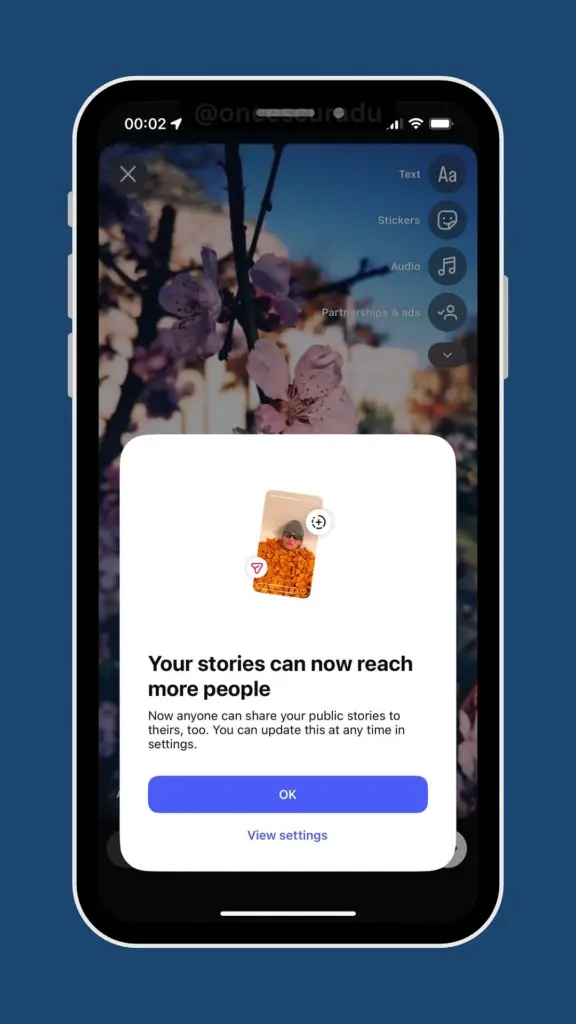 repost instagram stories feature