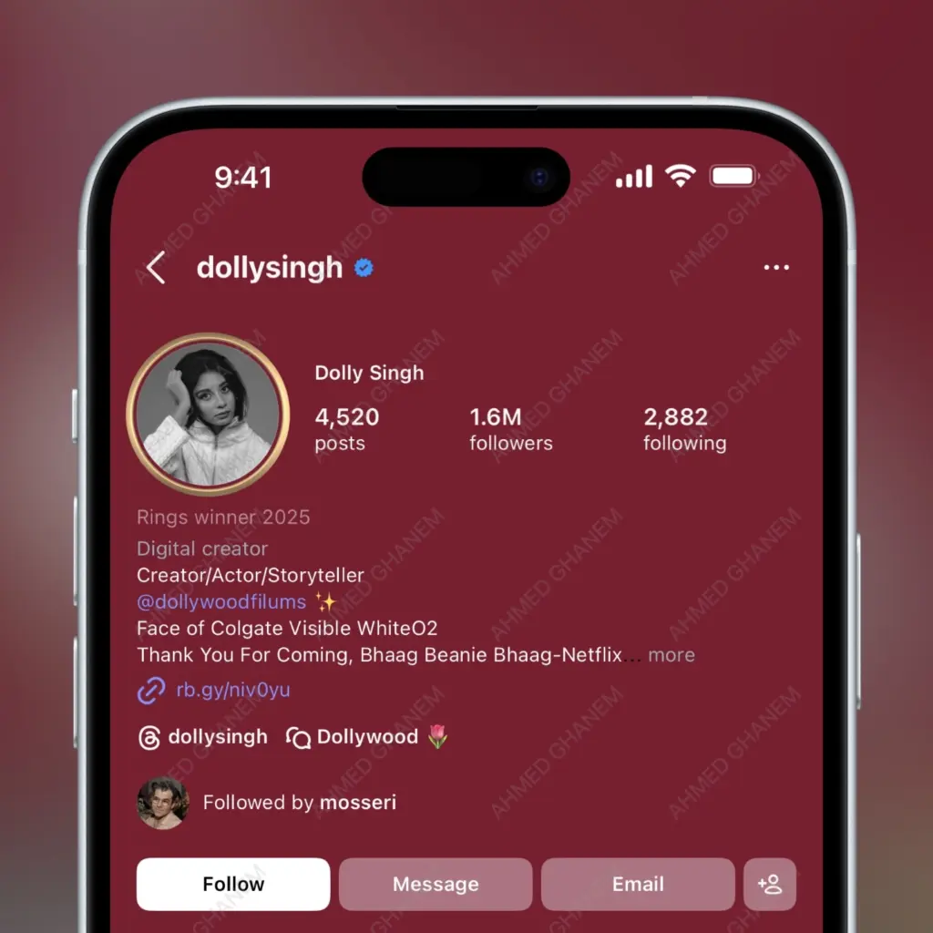instagram rings winner example