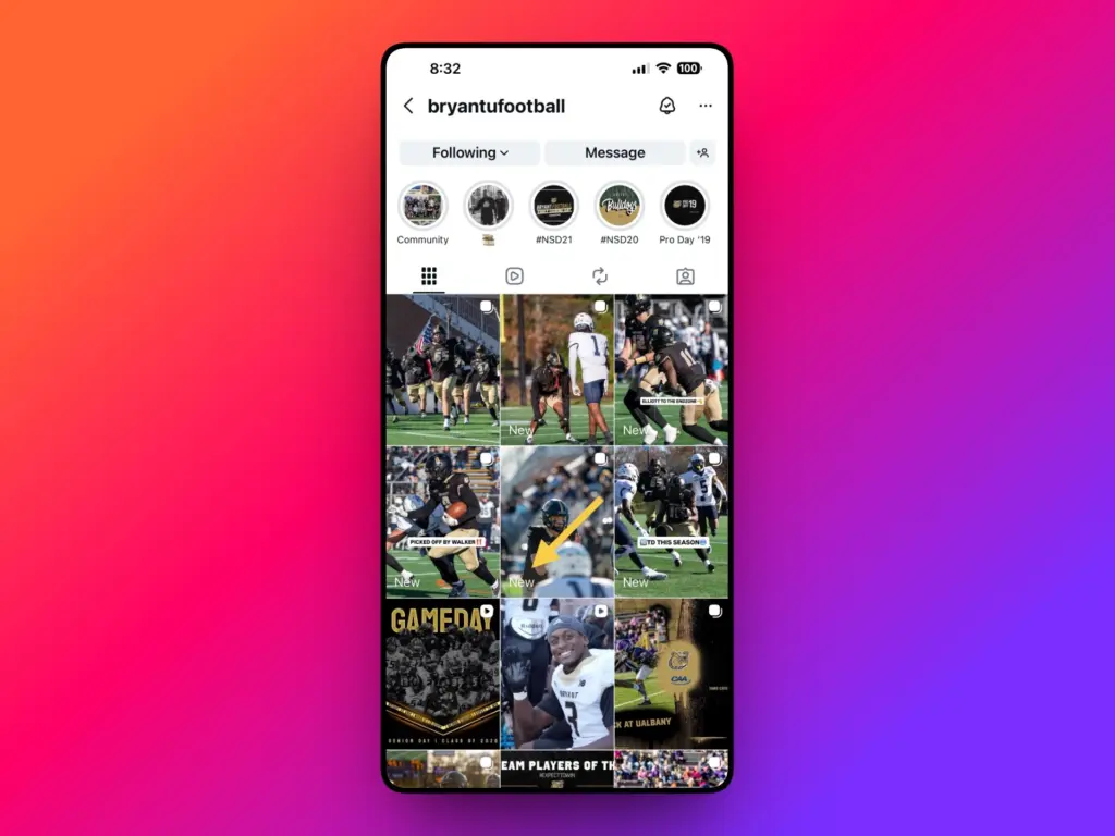 new instagram posts tag