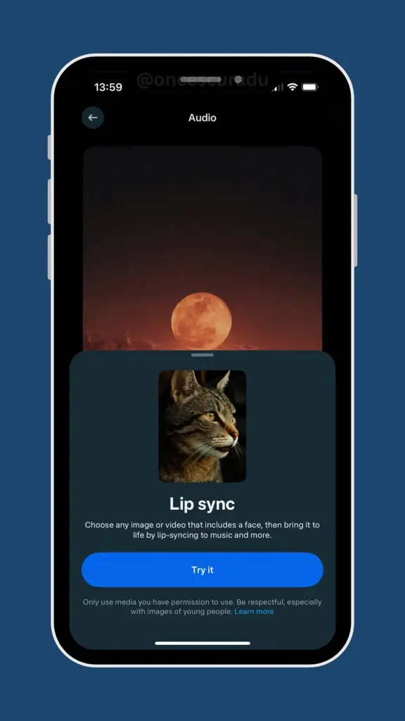 meta lip sync feature