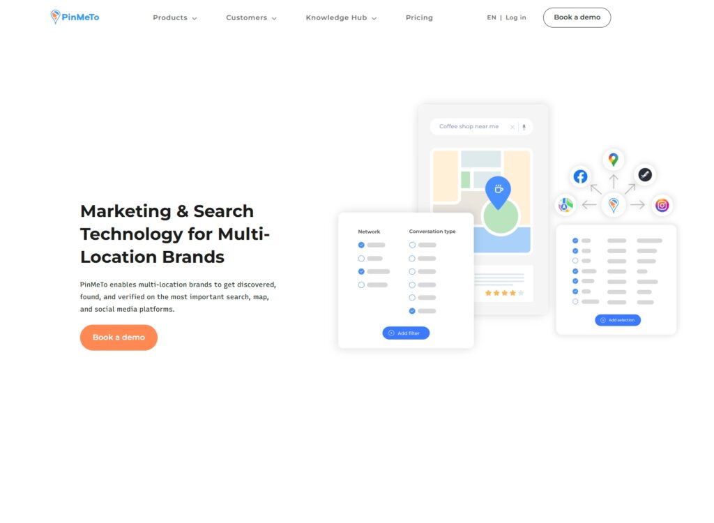 pinmeto landing page