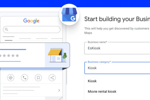 Steps to create a Google business profile for a kiosk