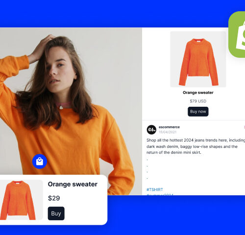 shopify app for UGC shoppable widget