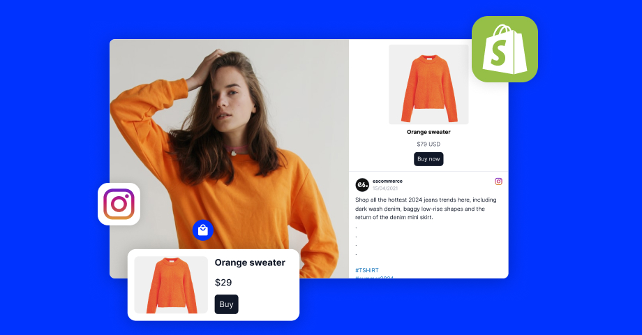 shopify app for UGC shoppable widget