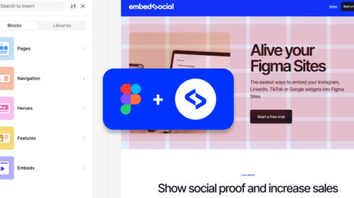 Steps to embed Instagram feeds in Figma Sites