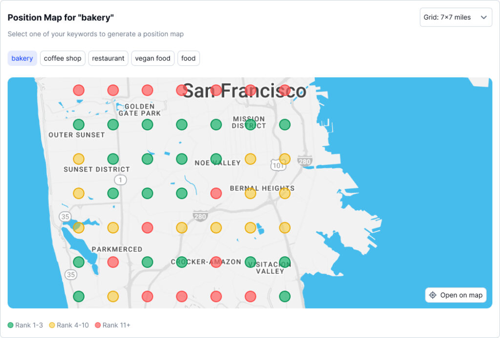 embedsocial local seo heatmap example