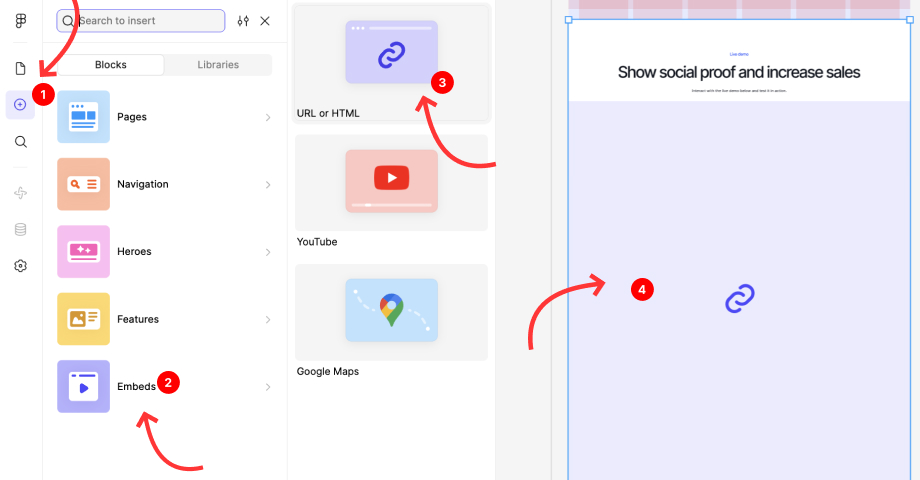 Embed Instagram widget in Figma sites