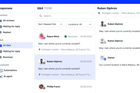 Google business profile questions and anwsers