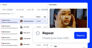 Repost UGC and mentions on your own social media accounts