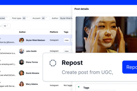 Repost UGC and mentions on your own social media accounts