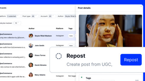 Repost UGC and mentions on your own social media accounts