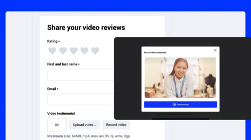 Steps to collect video reviews