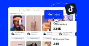 TikTok mentions monitoring