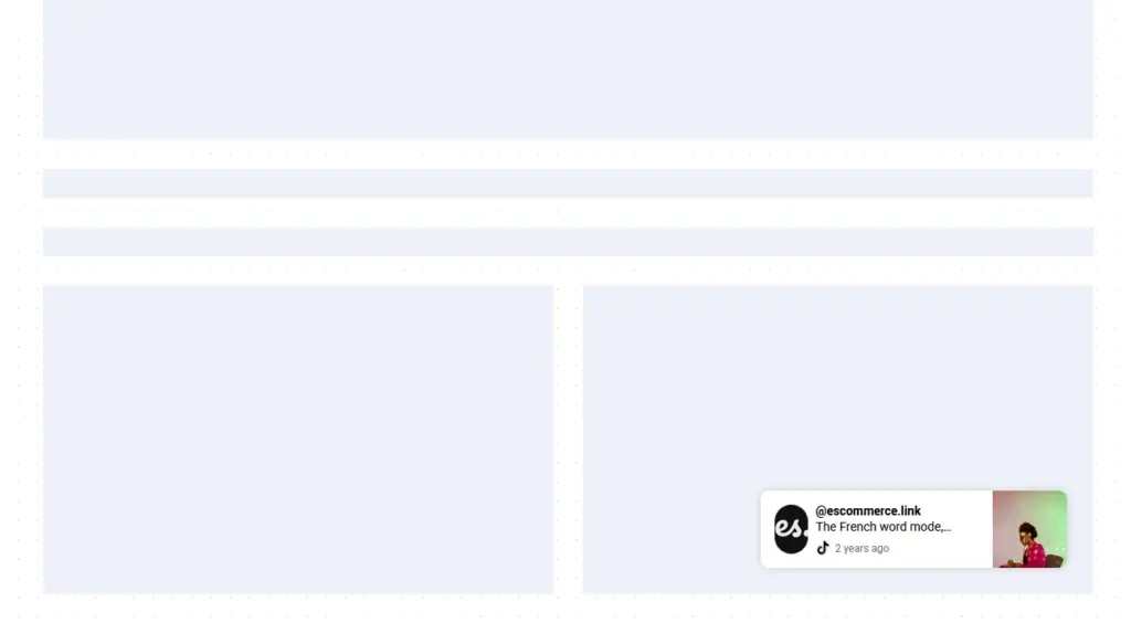 Latest TikTok Videos Widget