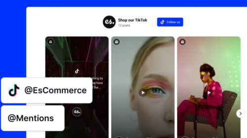 TikTok mentions widget