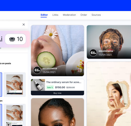 Ai powered UGC platform