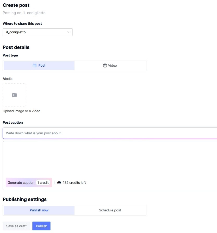 embedsocial ai caption generator