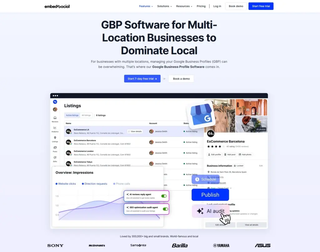 embedsocial gbp landing page