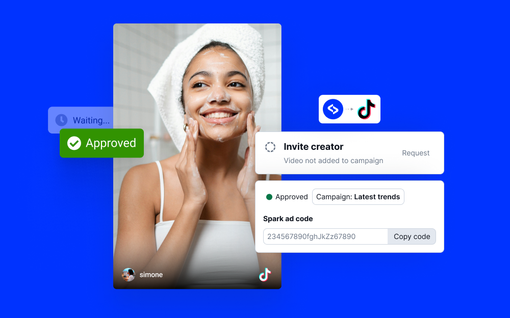 Convert TikTok mentions into Saprk ads