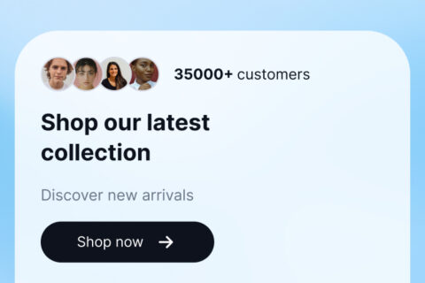 Widgets for embedding CTA sections