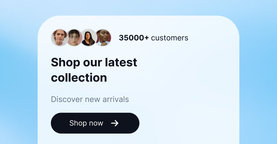 Widgets for embedding CTA sections