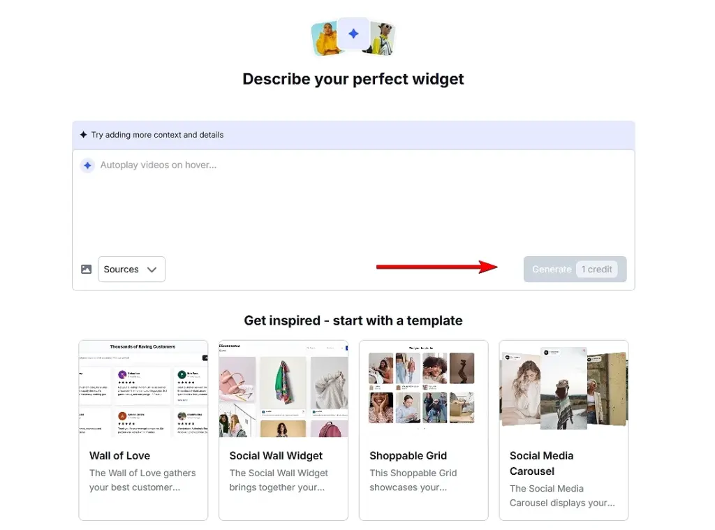 vibe coding a news section via embedsocial's ai widget generator