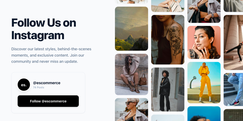 Social Media CTA section