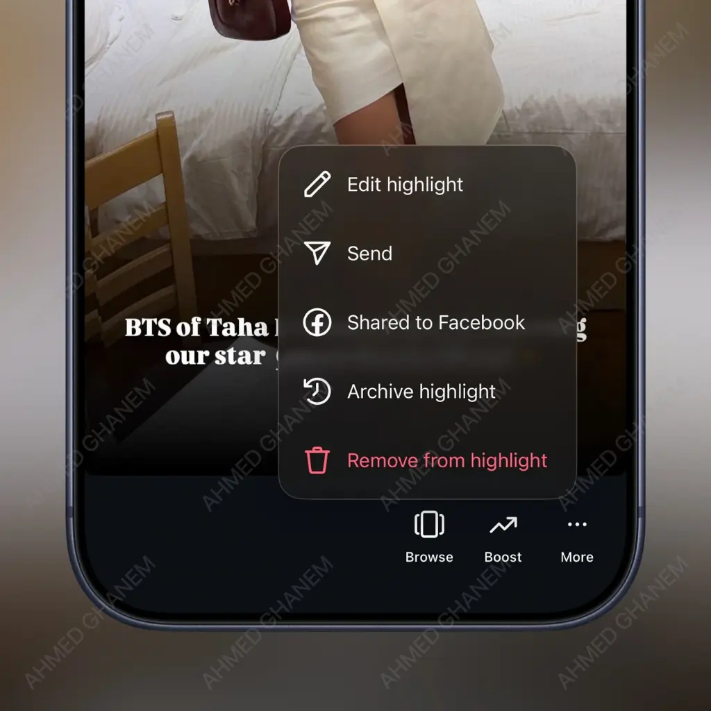instagram cross-posting story highlights to facebook