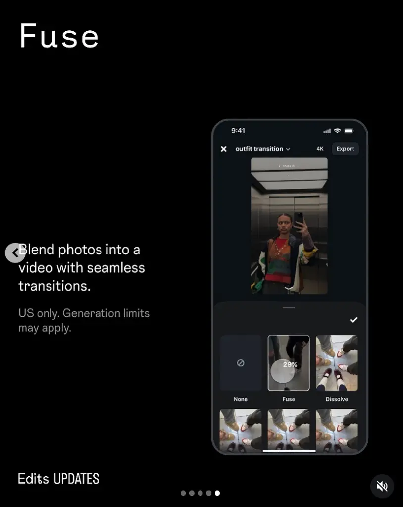 edits fuse photo and video feature