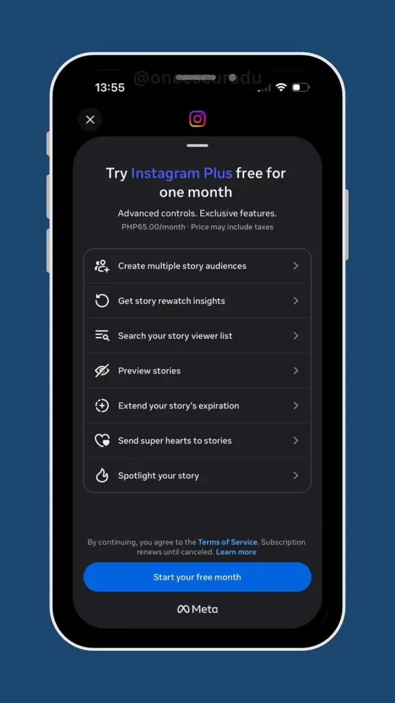 instagram plus features