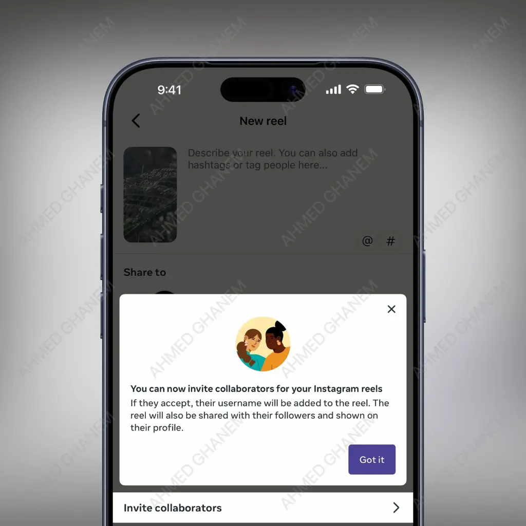 meta reel collaboration feature