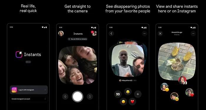 meta instants app