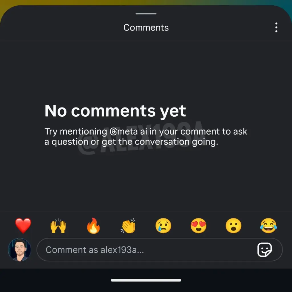 meta ai instagram comment threads
